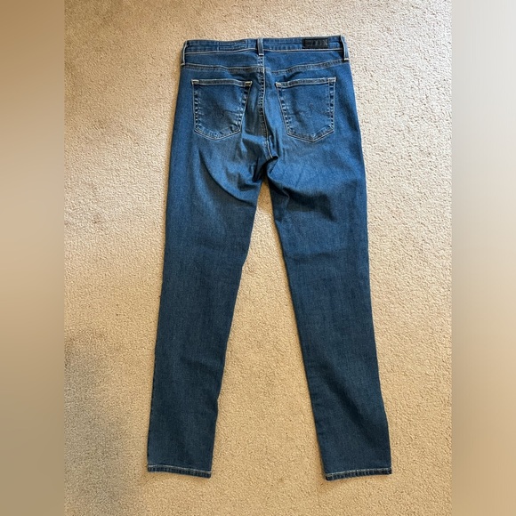 AG Adriano Goldschmied Jeans Womens 27R Stevie Ankle Slim Straight Distressed - Picture 4 of 9